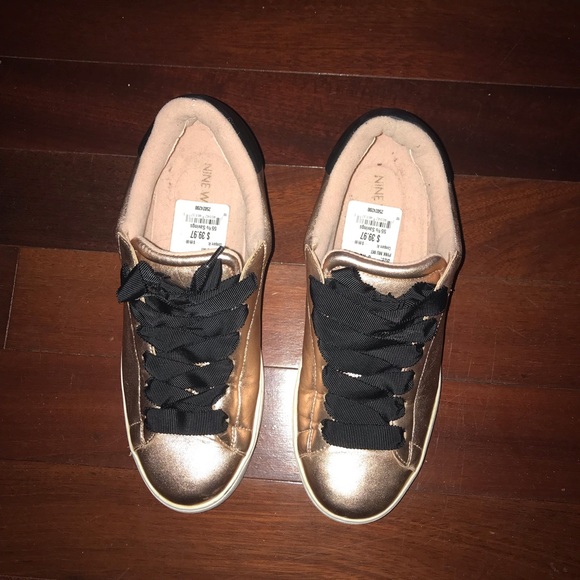 Nine West Shoes - Nine West Sneaker Copper Leather 8.5